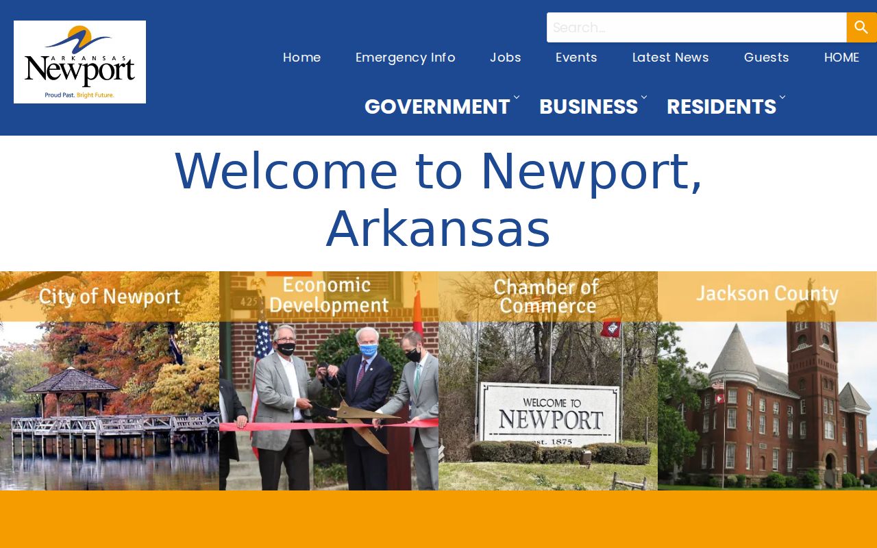 Jackson County traffic court records context from the official Newport municipal homepage